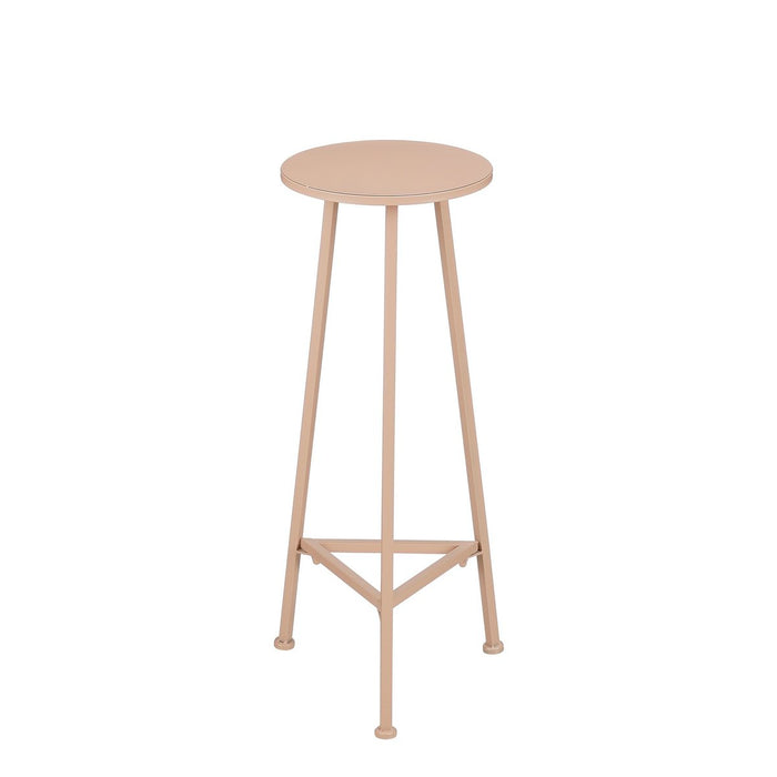 Adine Plant Table - H80 x Ø30 cm - Metal - Light pink