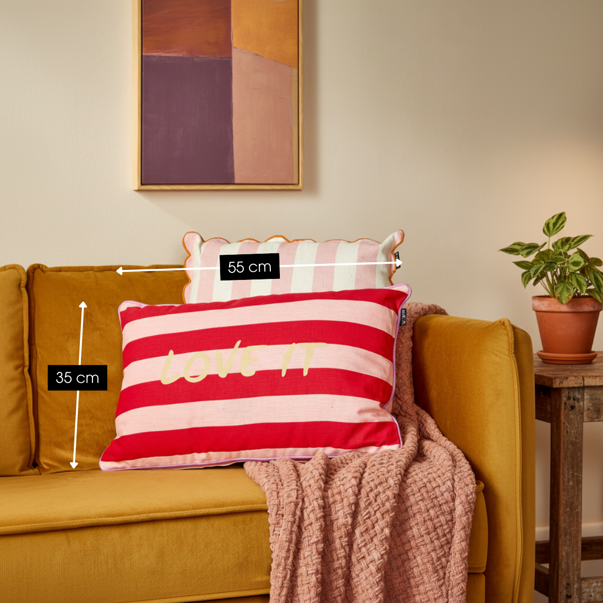 Decorative cushion Red