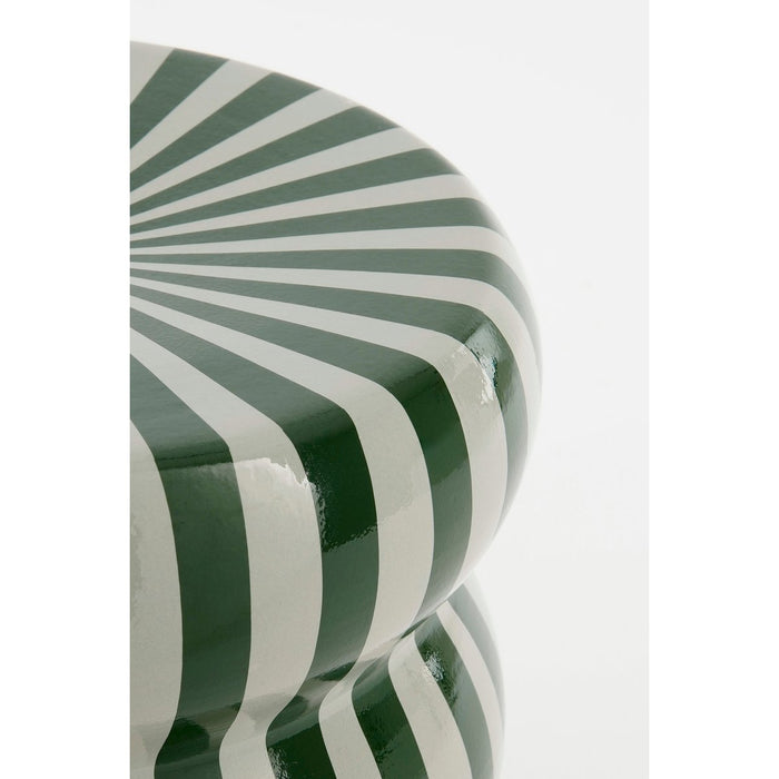 Skipper Side table - H40 x Ø35 cm - Ceramic - Green