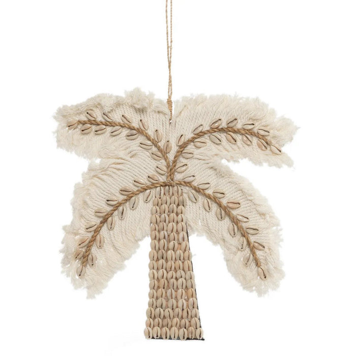 De Cotton Shell Palmboom - Wit Naturel