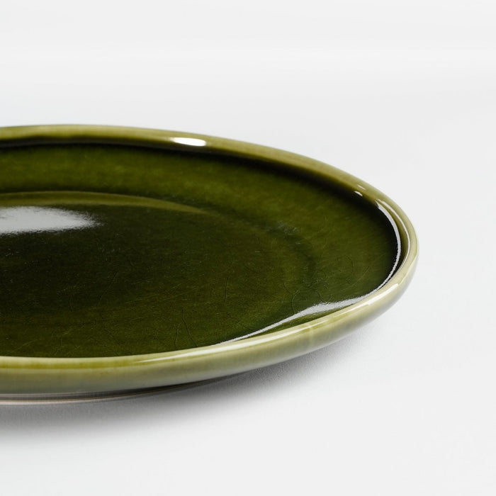 Rhea Ontbijtbord - Ø20 cm - Keramiek - Groen