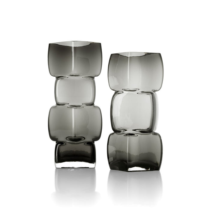 The Cubes Vase - Dark Grey - M