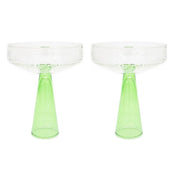 Jade Green Colorpop Coupes - Set of 2