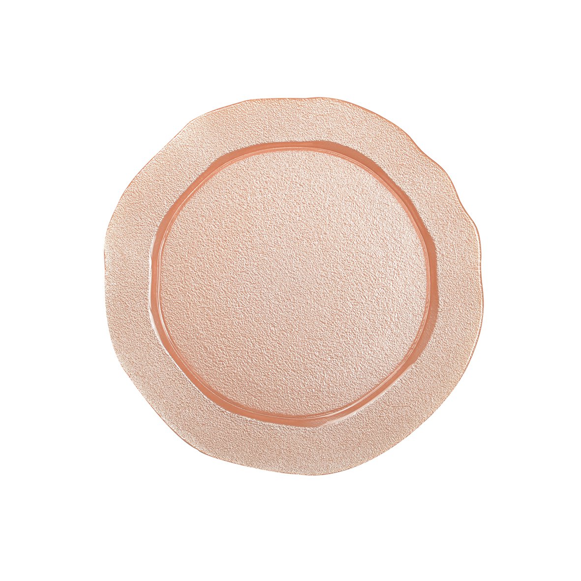 Salmon Peach Presentation Plate