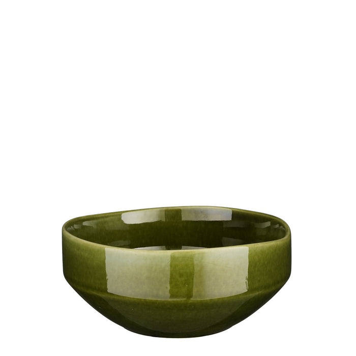 Rhea Schaal - Ø18 cm - Keramiek - Groen