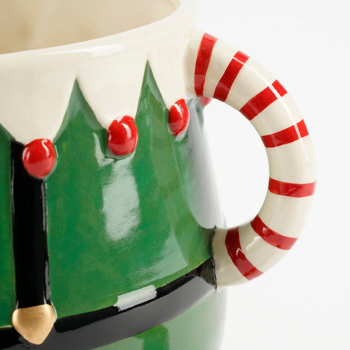 Funny Flowerpot - L28 x W19 x H17 cm - Dolomite - Green