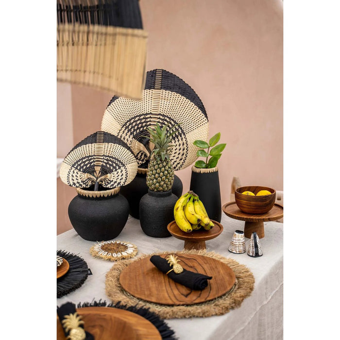 The Styly Vase - Black Natural - M