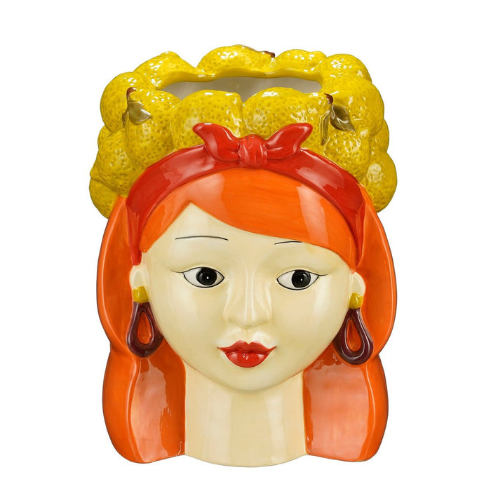 Flowerpot indoor Yellow 1Limestone