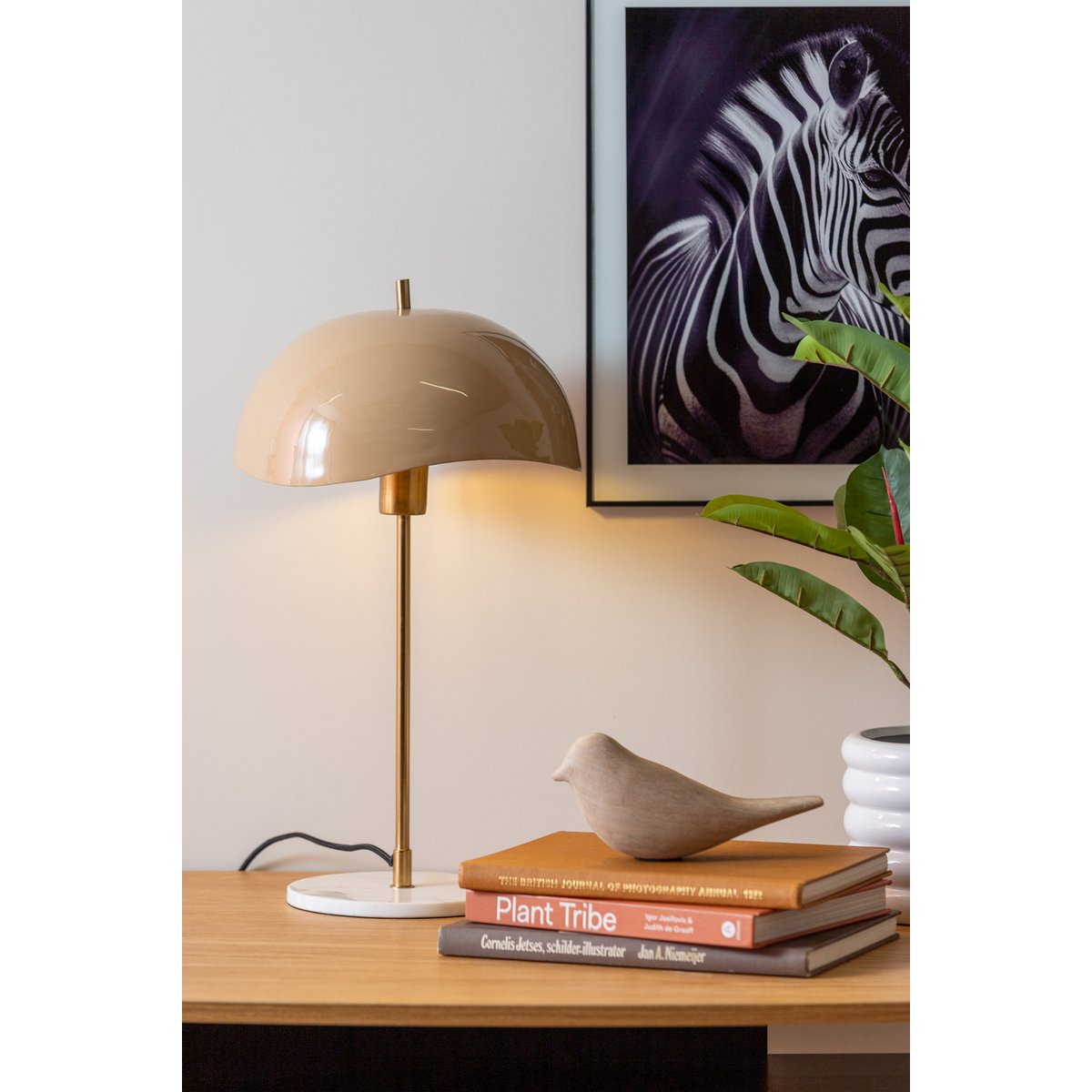 Table Lamp Waved Dome