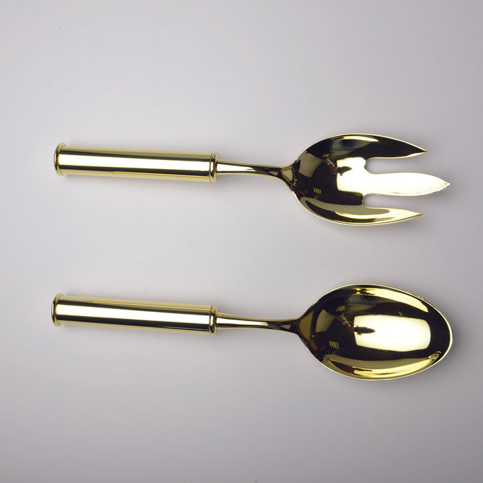 GOLDEN SALAD SERVER
