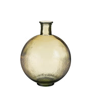 Firenza Bottle Vase - H42 x Ø34 cm - Recycled Glass - Light Brown