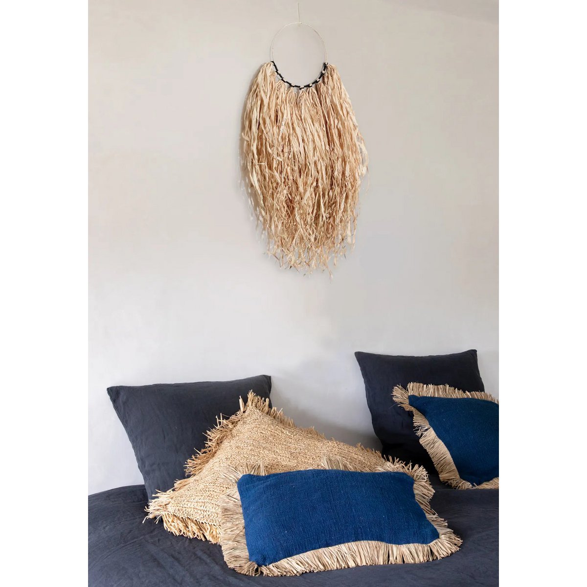 The Saint Tropez Cushion Cover - Blue Natural - 30x50