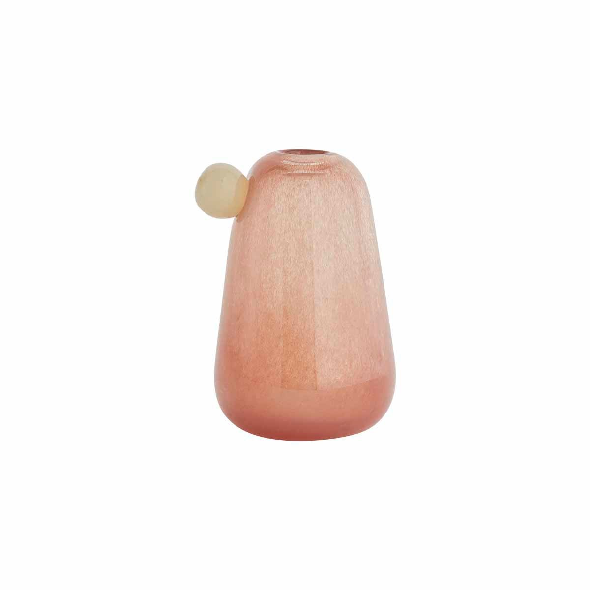 Coastal Pearl Vase – Peach & Yellow