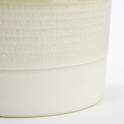 Olof Flowerpot - H24 x Ø26 cm - Terracotta - Cream