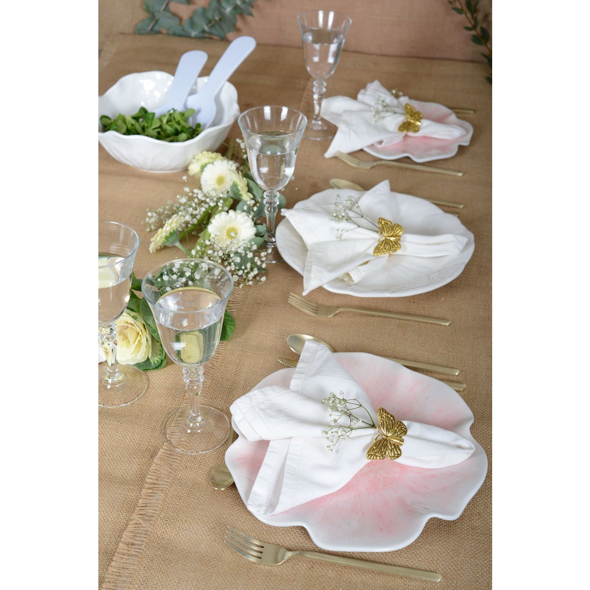 Pink Rose Flat Plate
