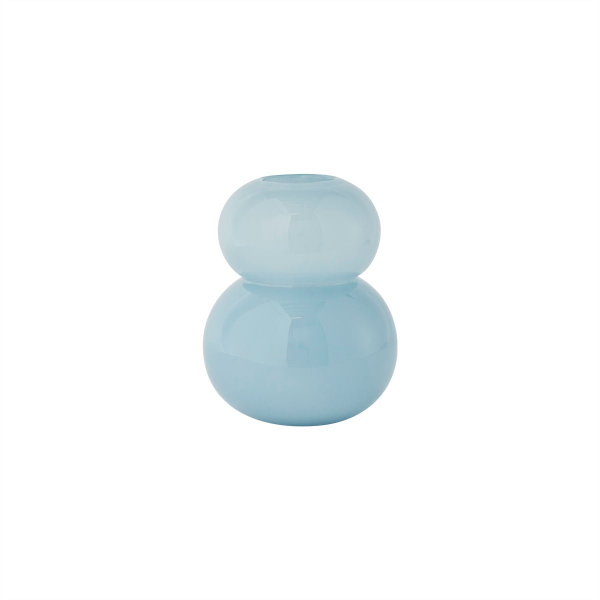 Seafoam Blue Bubble Vase – Small