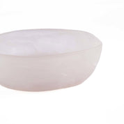 The Resin Organic Bowl - Pink White - S
