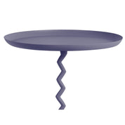 Navy Blue Zig Zag Side Table - Large