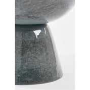 James Bloempot op Standaard - H28 x Ø22 cm - Metaal - Grijs