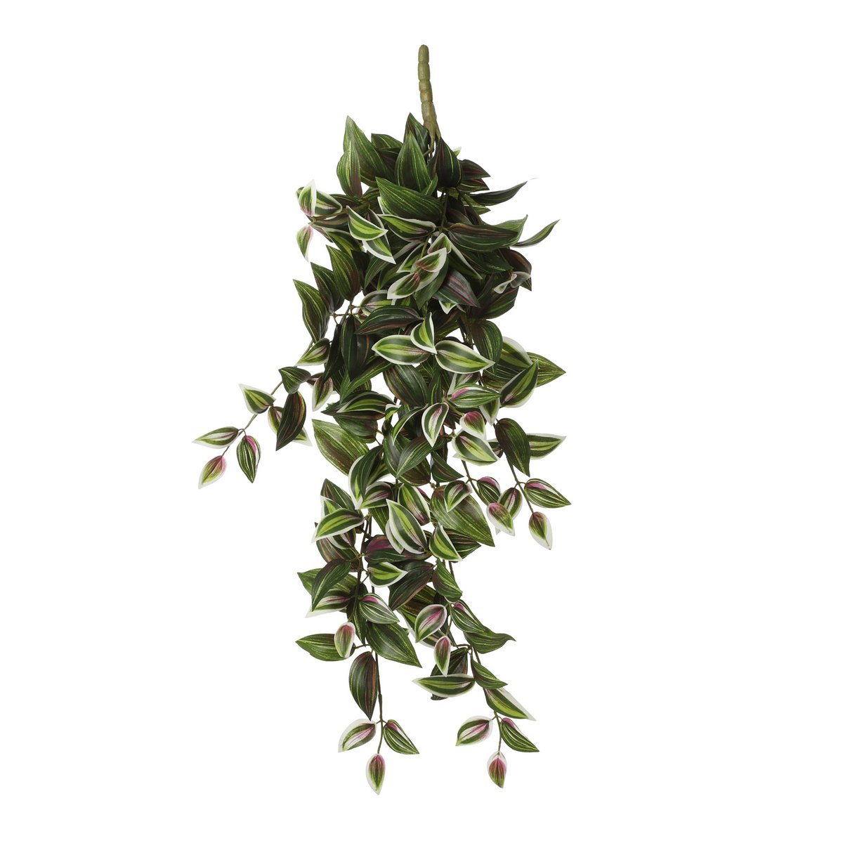 Tradescantia Artificial Hanging Plant - L15 x W20 x H54 cm - Green