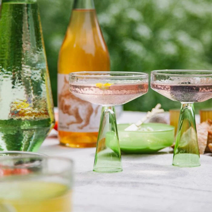 Jade Green Colorpop Coupes - Set of 2