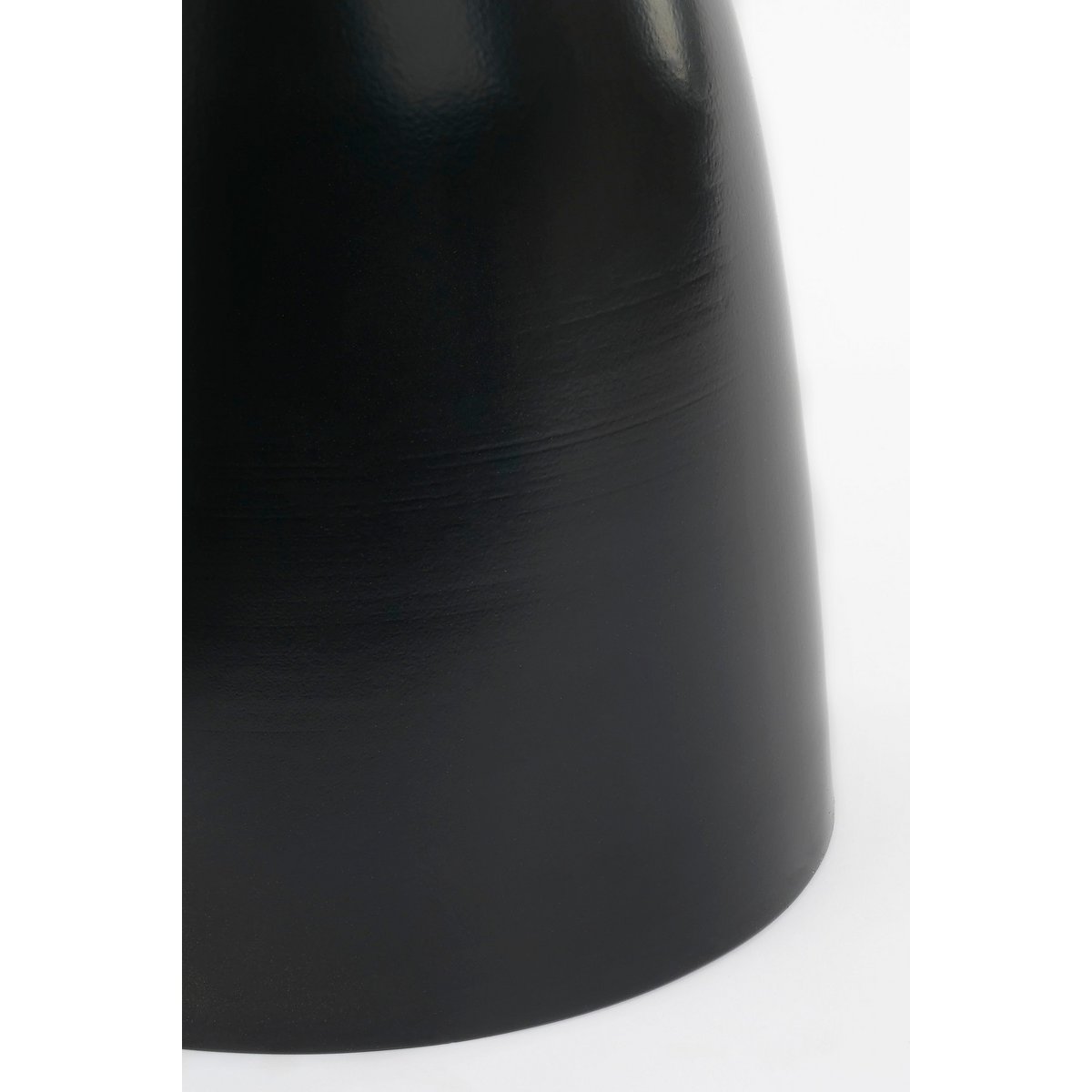 Elliot side table - H45 x Ø32 cm - Iron - Black