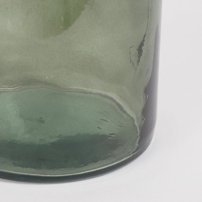 Rioja Flessenvaas - H50 x Ø15 cm - Gerecycled Glas - Groen