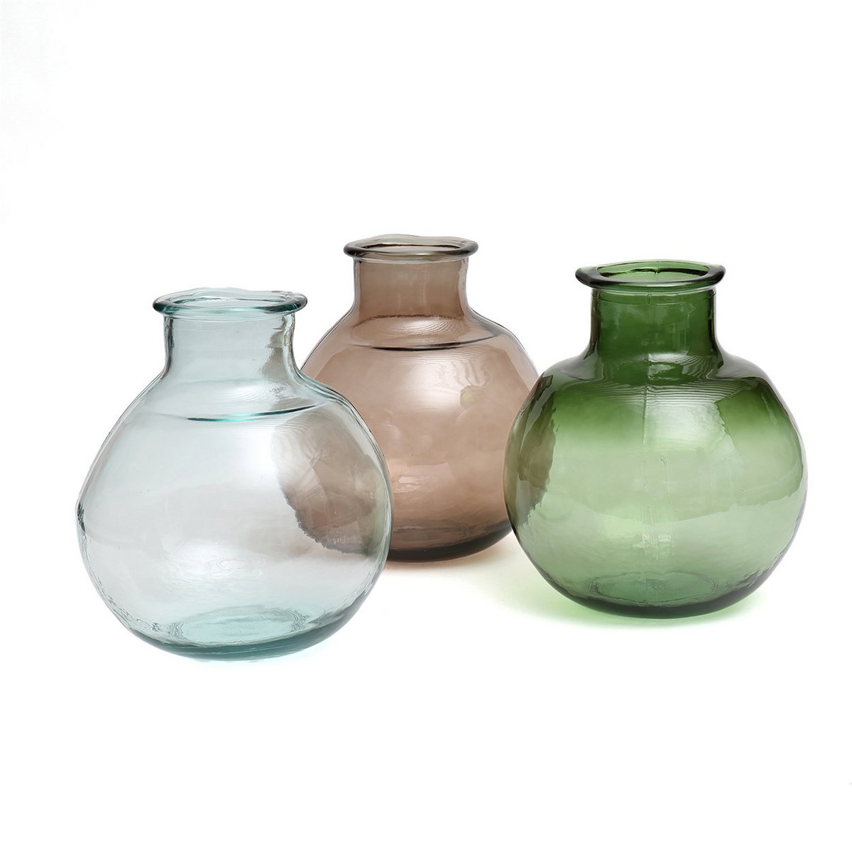 Green Pebble Neck Vase