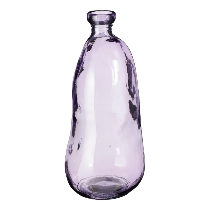 Pinto Vaas - H51 x Ø22 cm - Gerecycled Glas - Lila