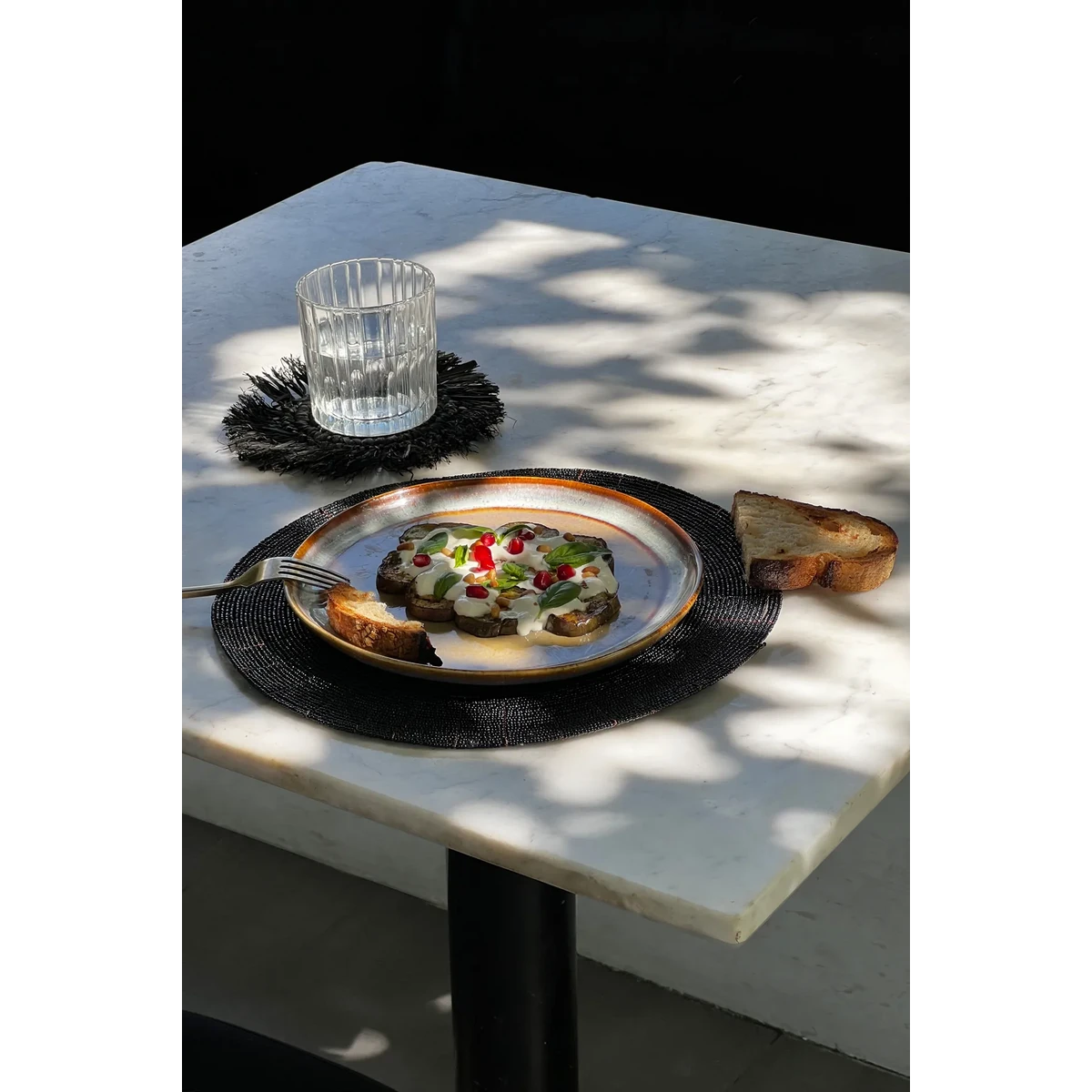 The Beaded Placemat - Black