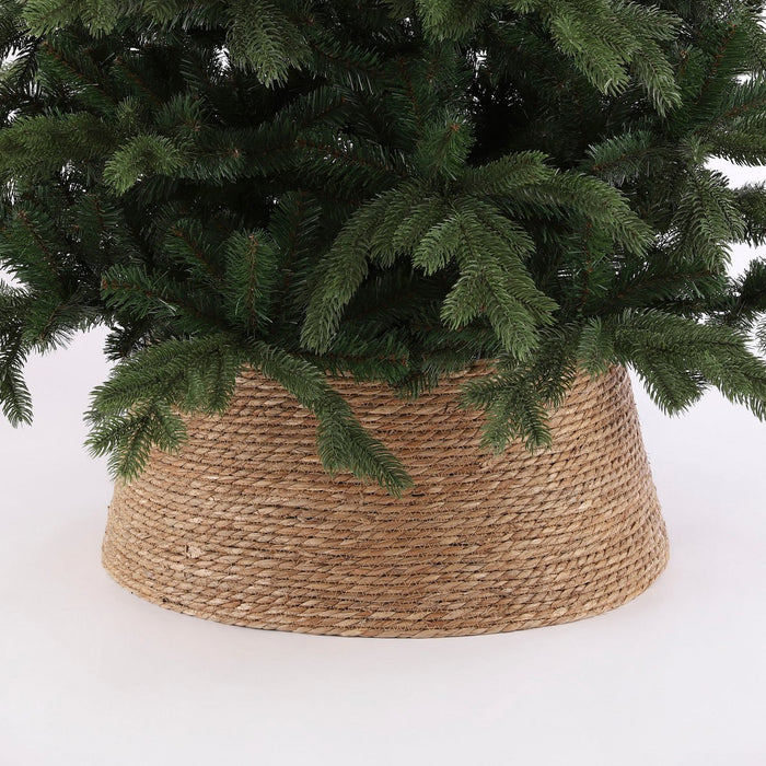 Christmas tree skirt - H26 x Ø58 cm - Seagrass - Natural Brown