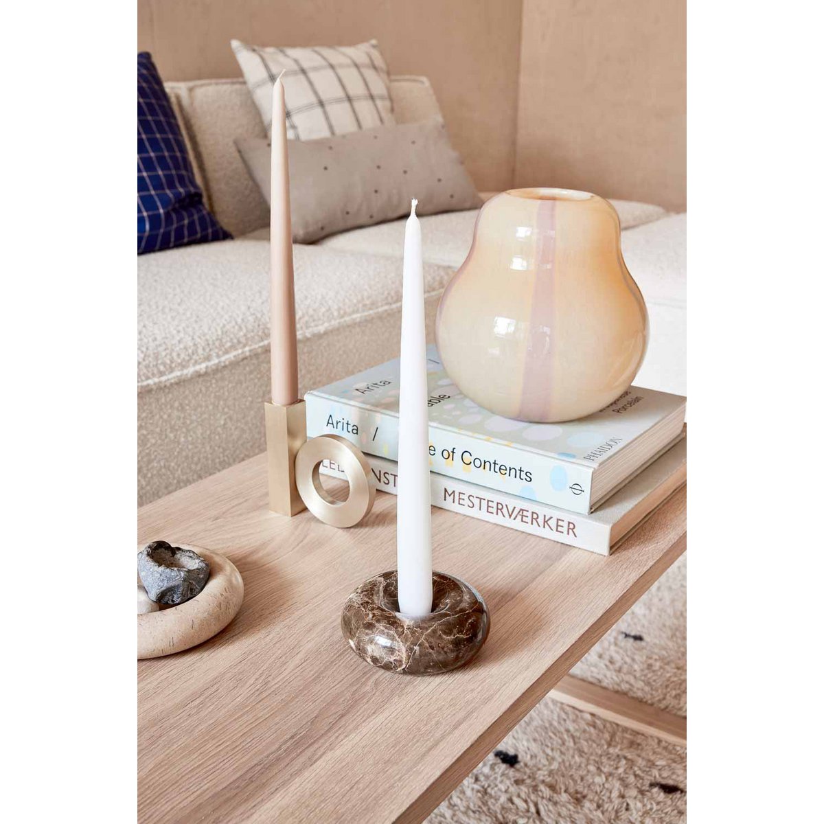 Savi Marble Candleholder - Small