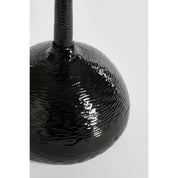 Colin Side Table - H58 x Ø34 cm - Recycled Aluminum - 100% FSC - Black
