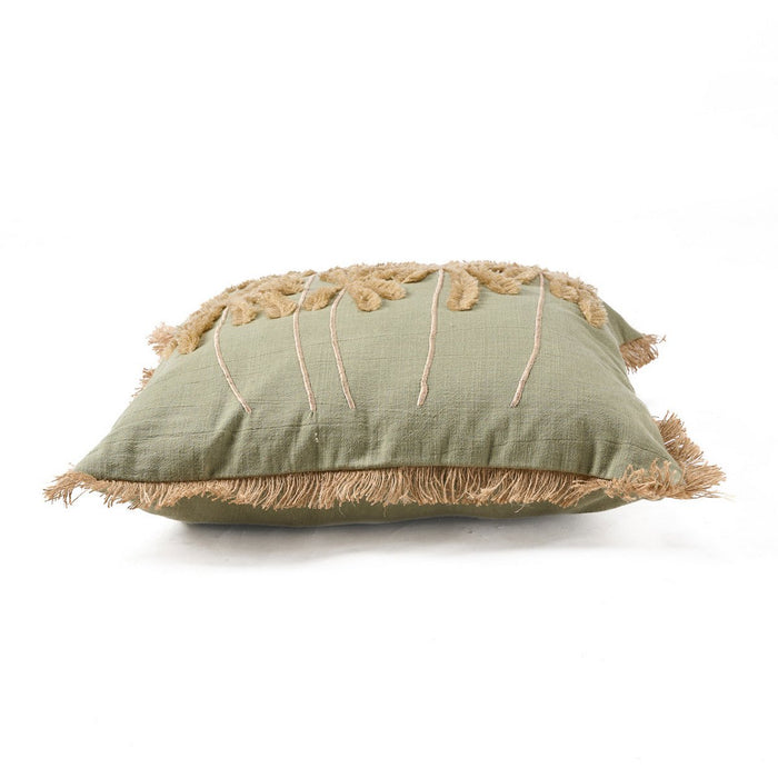 The Tropical Breeze Cushion Cover - Forest Green