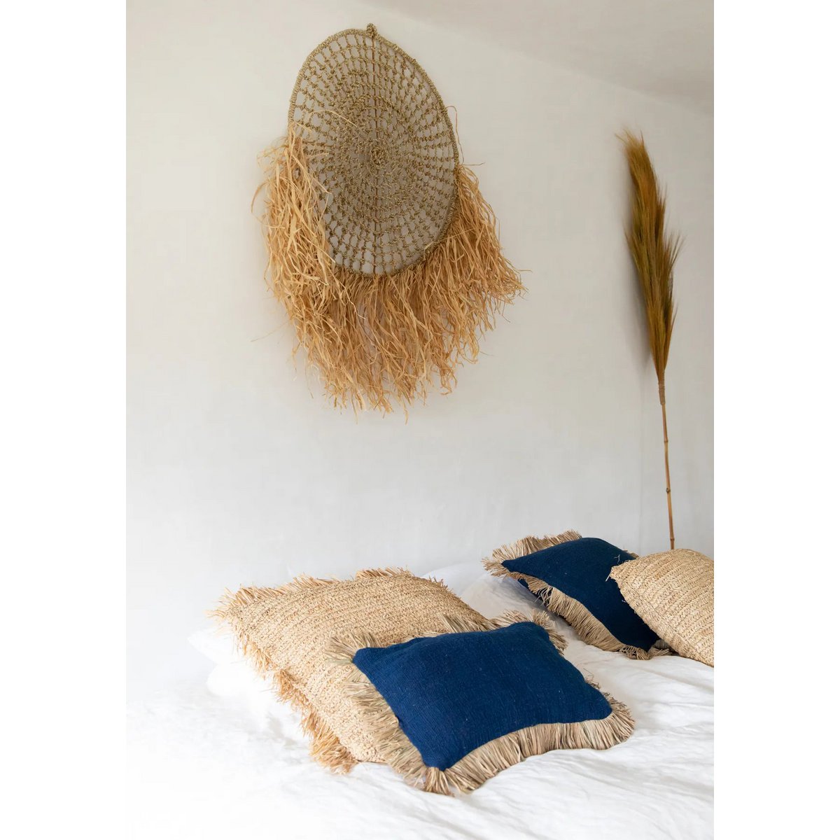 The Saint Tropez Cushion Cover - Blue Natural - 30x50