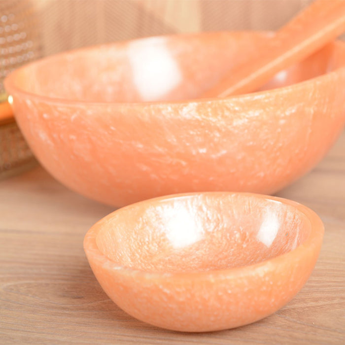 PERZIKKLEURIGE HARSKOM 10,15CM