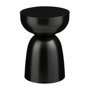 Elliot side table - H45 x Ø32 cm - Iron - Black