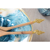 GOLDEN SHELL SALAD CUTLERY