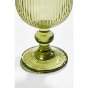 Wine Glass Light Green Glass