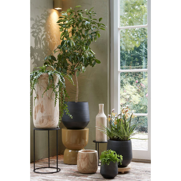 Quinty Side table - Set of 3 - H50 x Ø32 cm - Metal - Black