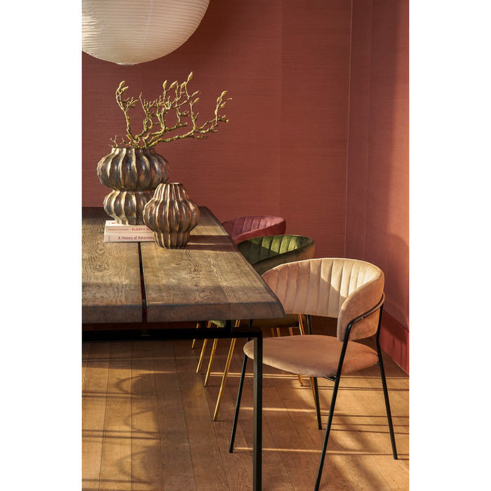 Moony Eetkamerstoel - Fluweel - Beige