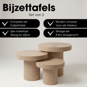 Side table Lux Light brown