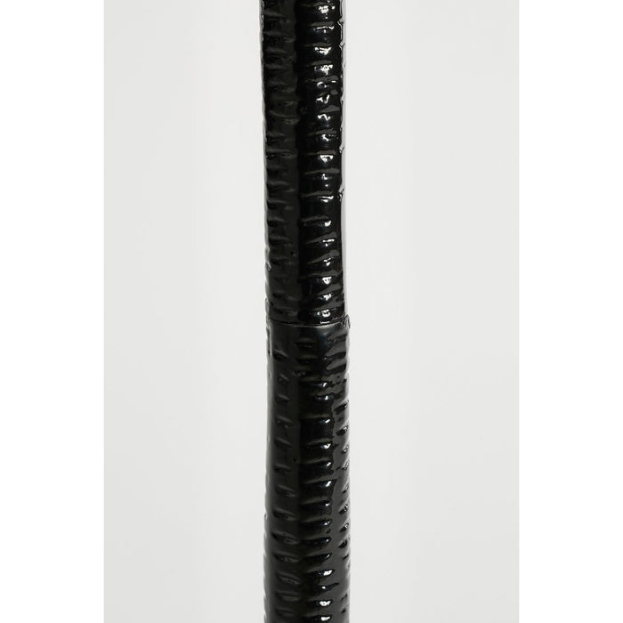Colin Side Table - H58 x Ø34 cm - Recycled Aluminum - 100% FSC - Black
