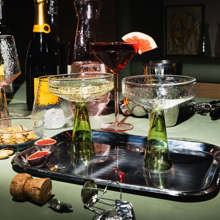 Jade Green Colorpop Coupes - Set of 2