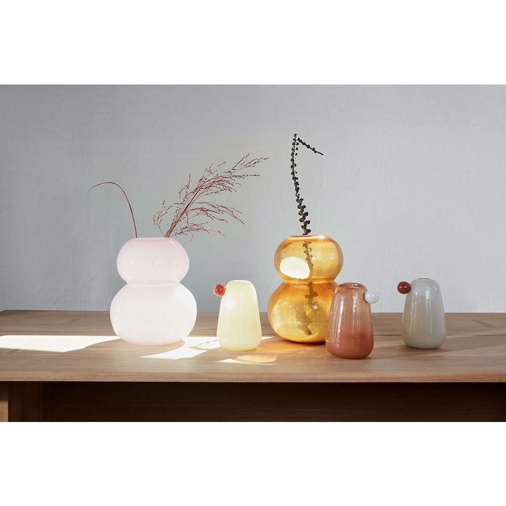 Coastal Pearl Vase – Terracotta & Peach | Small