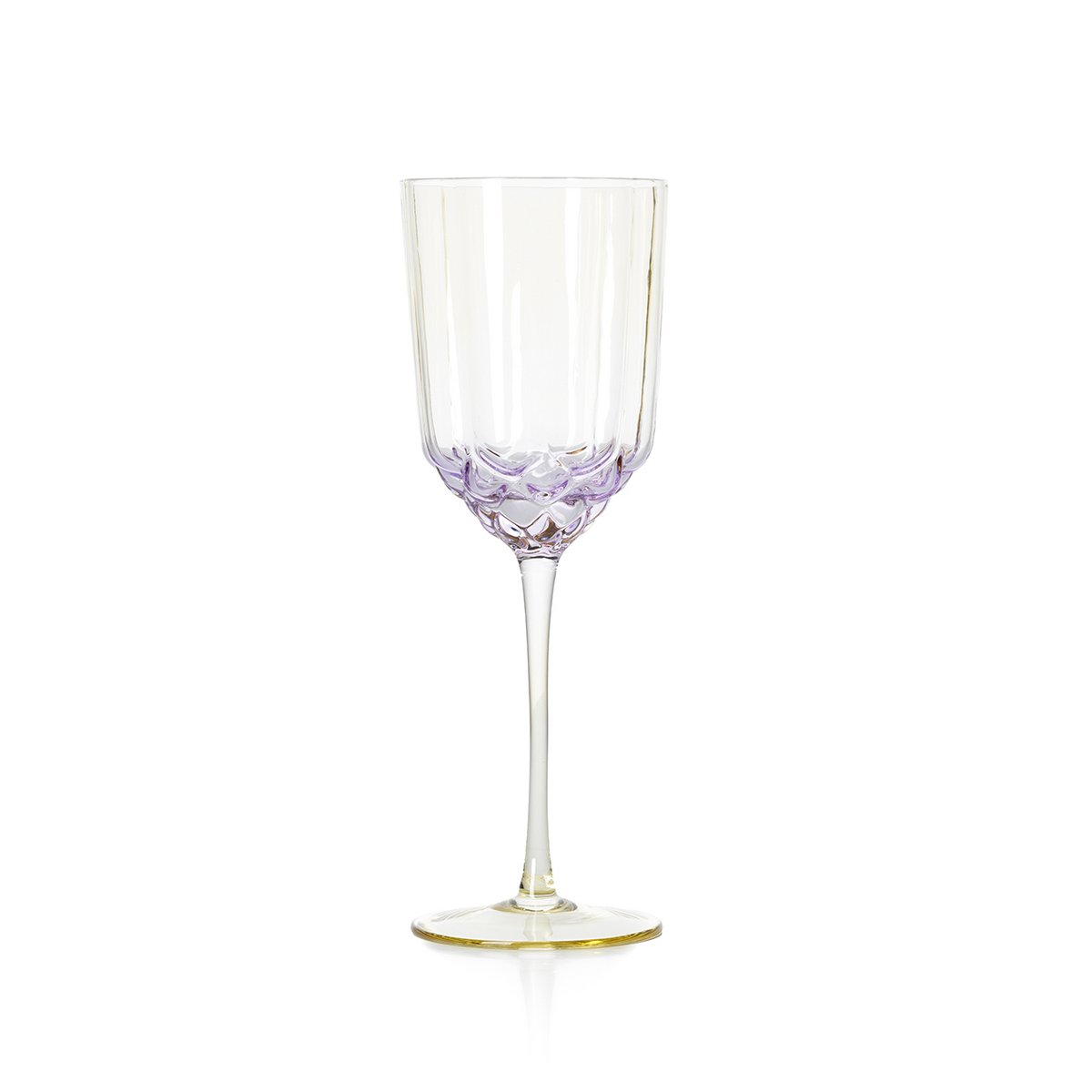 The Purple Blush Wine Glass - Pink