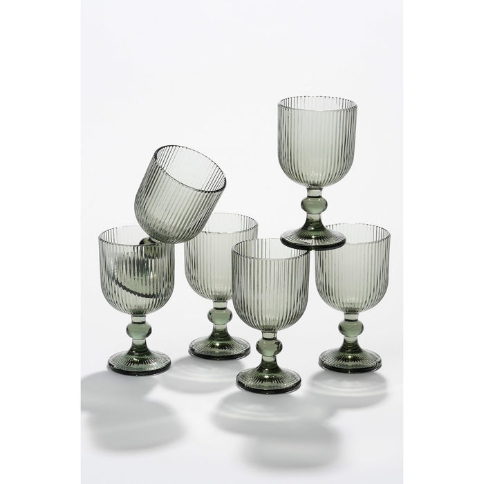 Gray Merlot Wine Glass - Set of 6