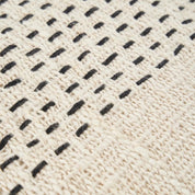 The Misty Cushion Cover - Natural Black