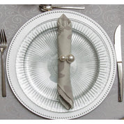 DUBBELE PAREL SERVETRING - SET VAN 4