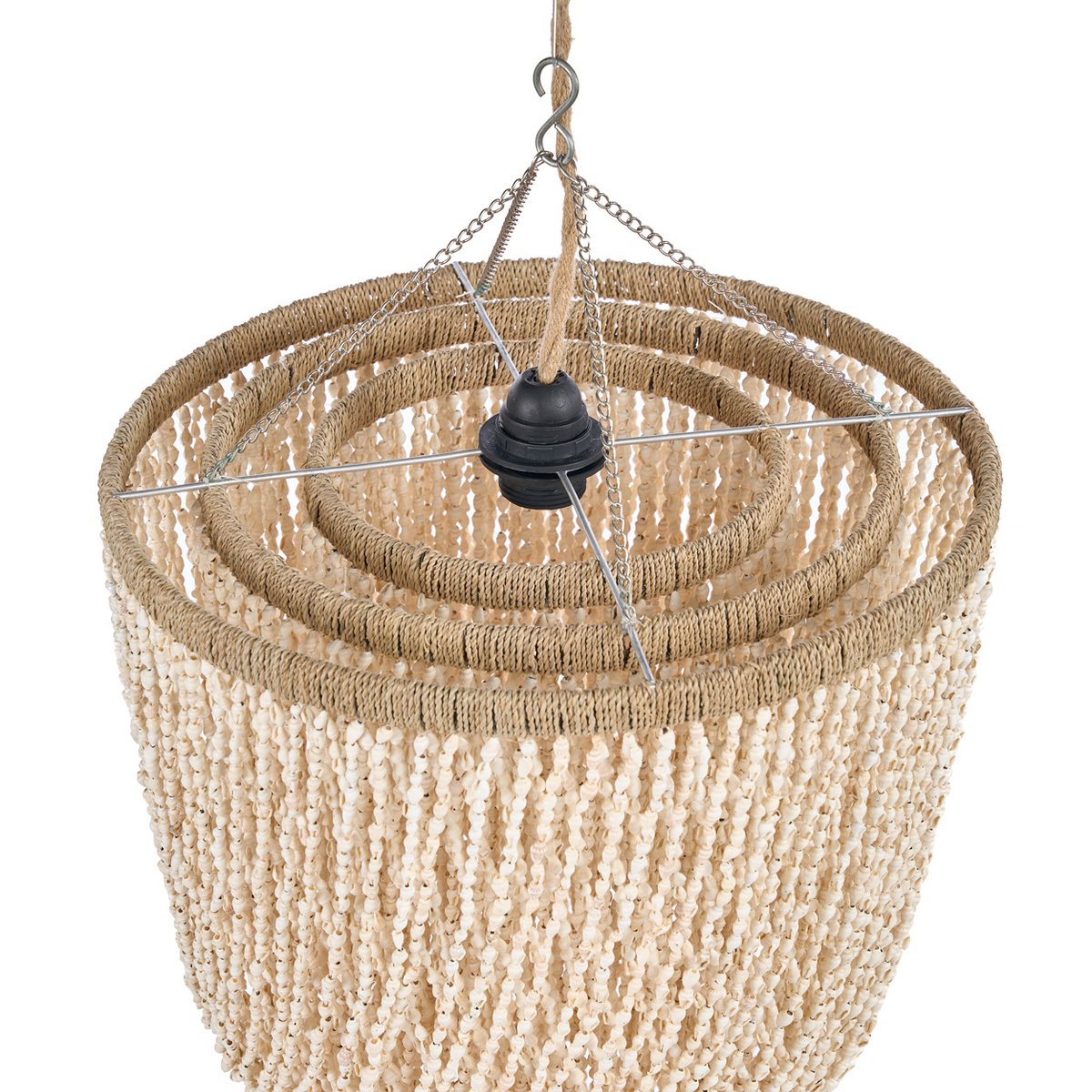 The Lagoon Shell Chandelier - Natural - M